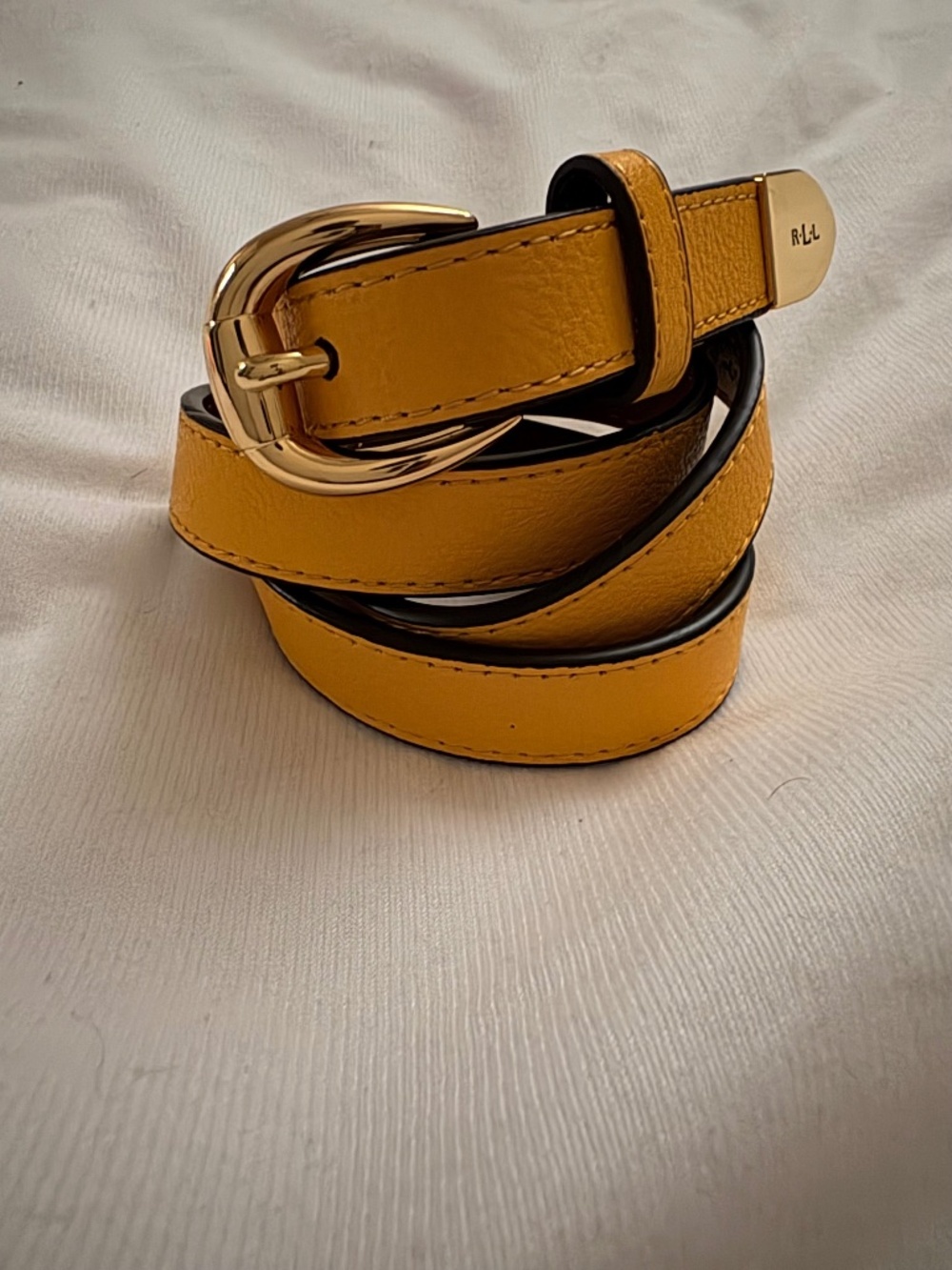 Ralph Lauren Collection Mustard Belt